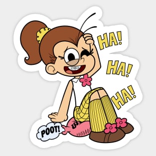 Luan Loud Whoopie Cushion Joke Sticker